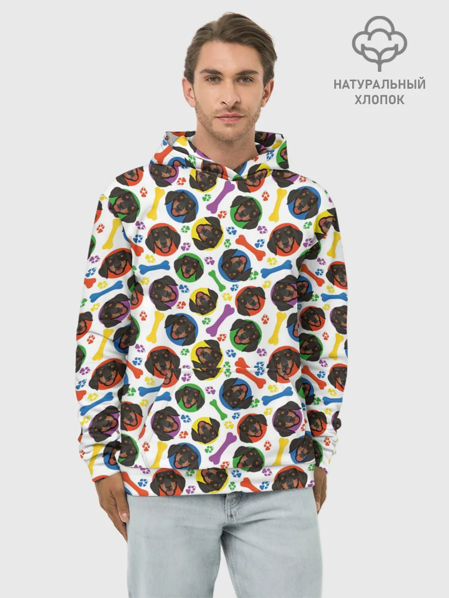 Худи мужской база хлопок / Такса
