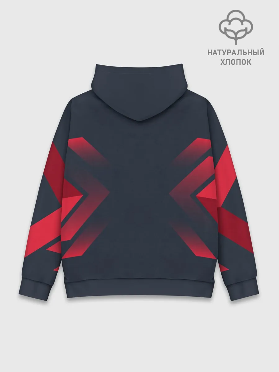 Худи мужской база хлопок / Игра в Кальмара мульт ART