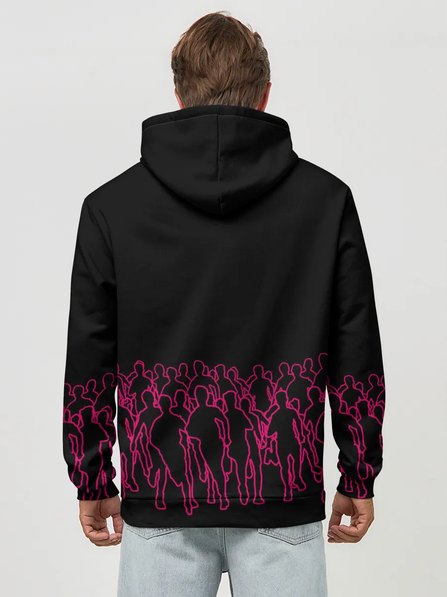 Худи мужской база хлопок / Игра в кальмара - на выживание