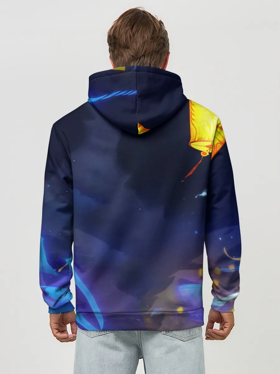 Худи мужской база хлопок / Сяо, Genshin Impact