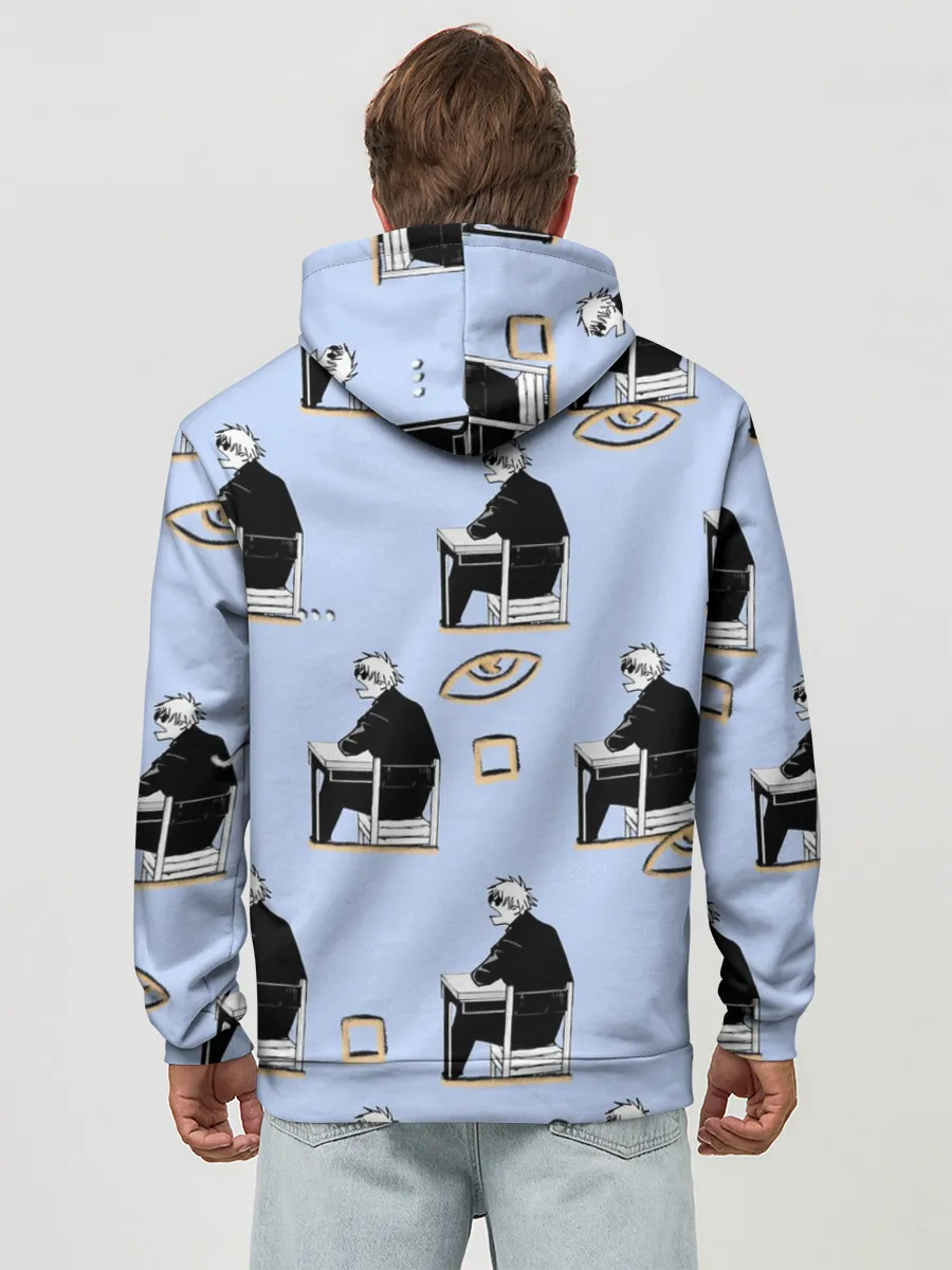 Худи мужской база хлопок / Годжо паттерн