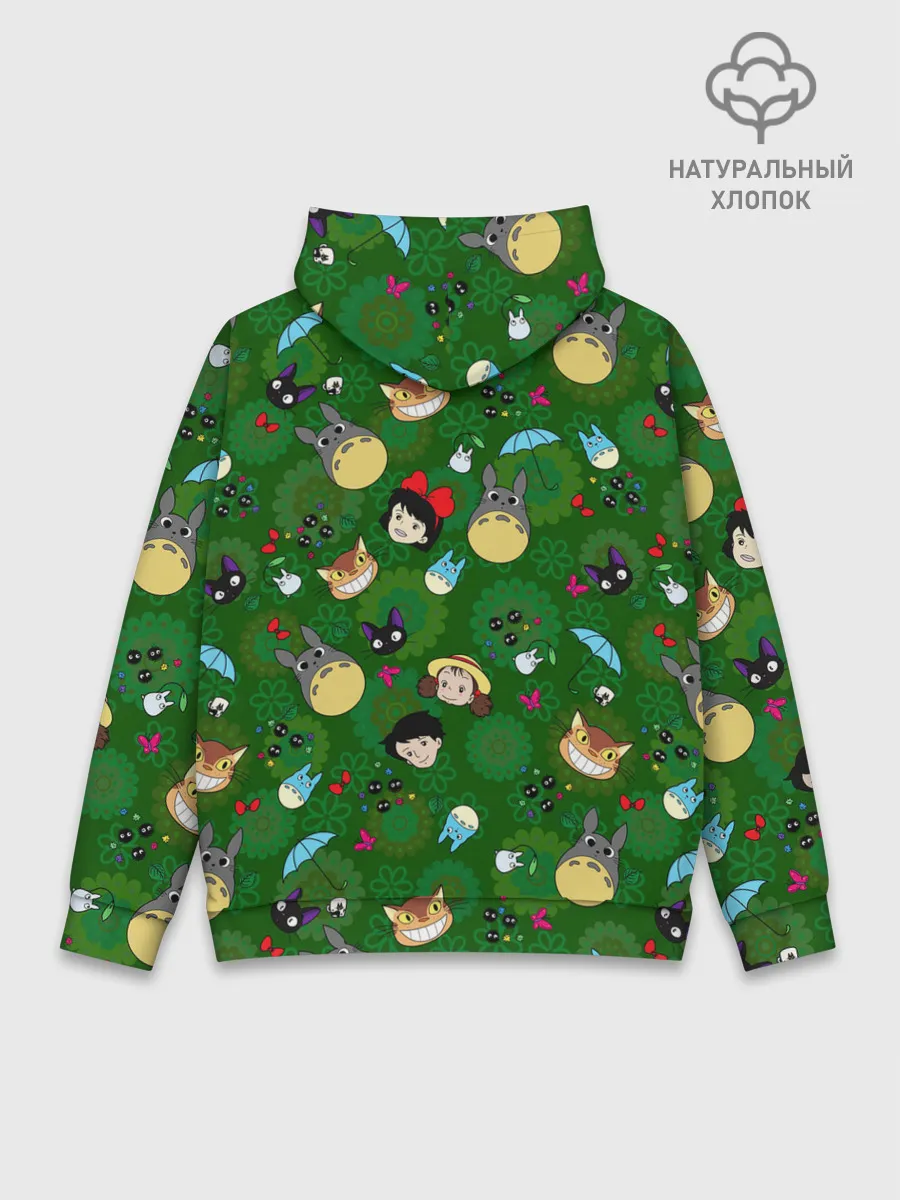 Худи мужской база хлопок / Totoro&Kiki ALLSTARS