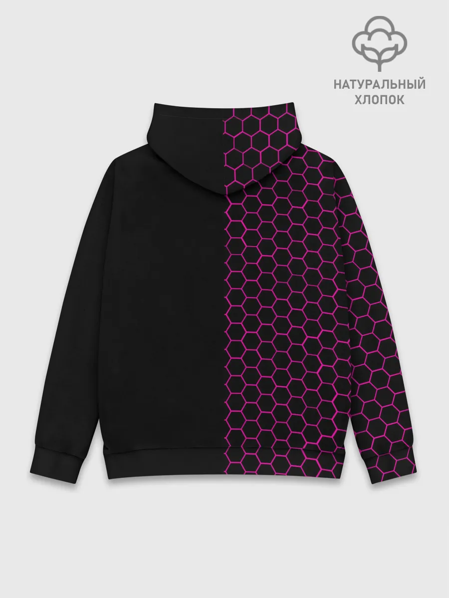 Худи мужской база хлопок / Игра в кальмара: Соты.