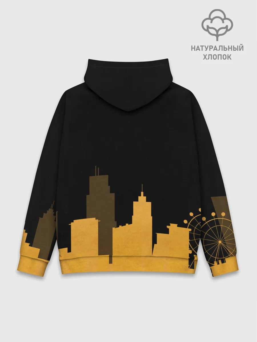 Худи мужской база хлопок / WU-TANG CLAN CITY