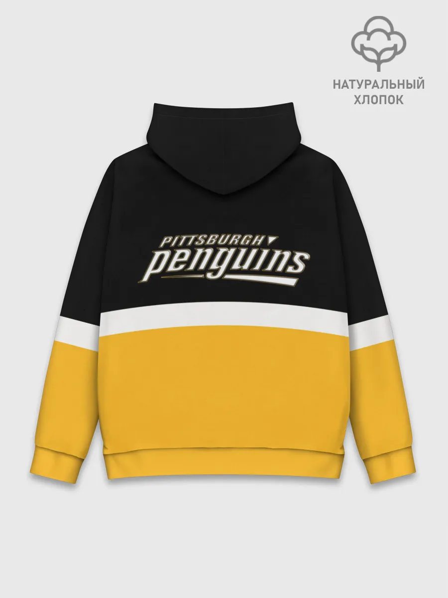Худи мужской база хлопок / Питтсбург Пингвинз НХЛ