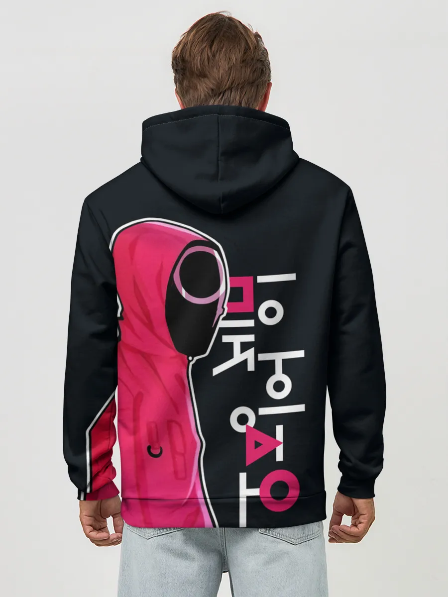 Худи мужской база хлопок / Squid game - guard