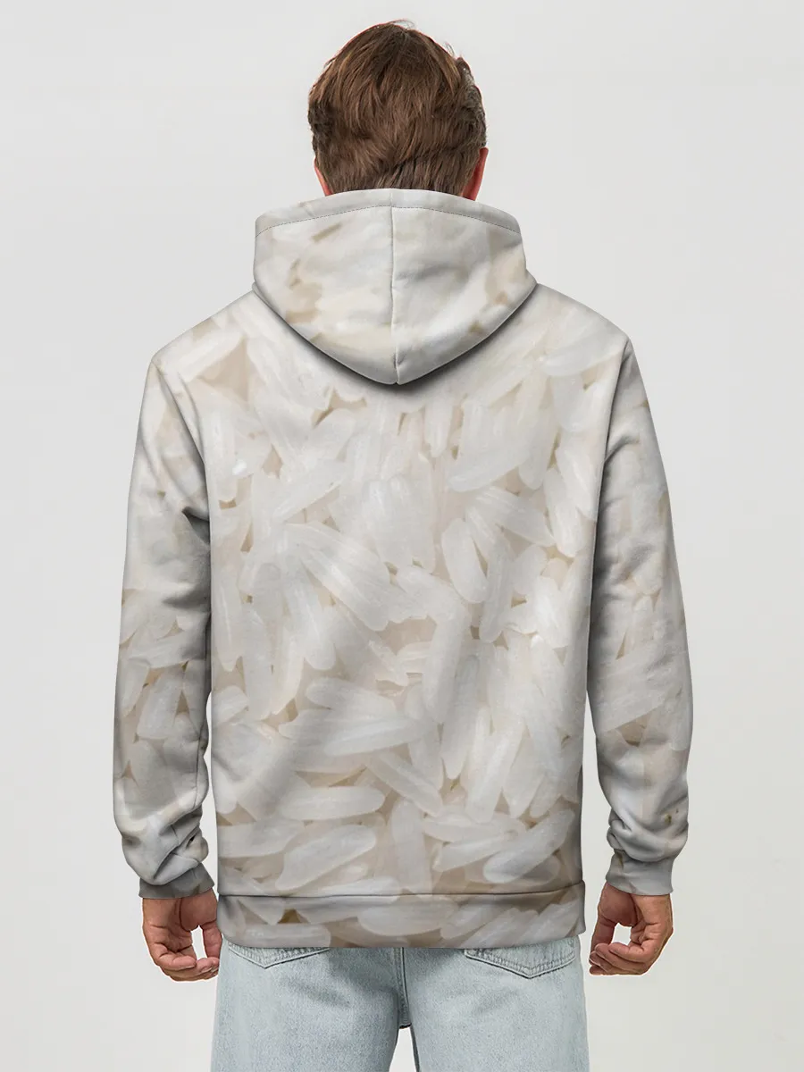 Худи мужской база хлопок / Рис/еда