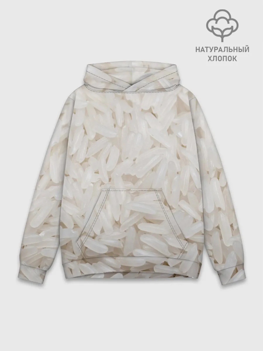 Худи мужской база хлопок / Рис/еда