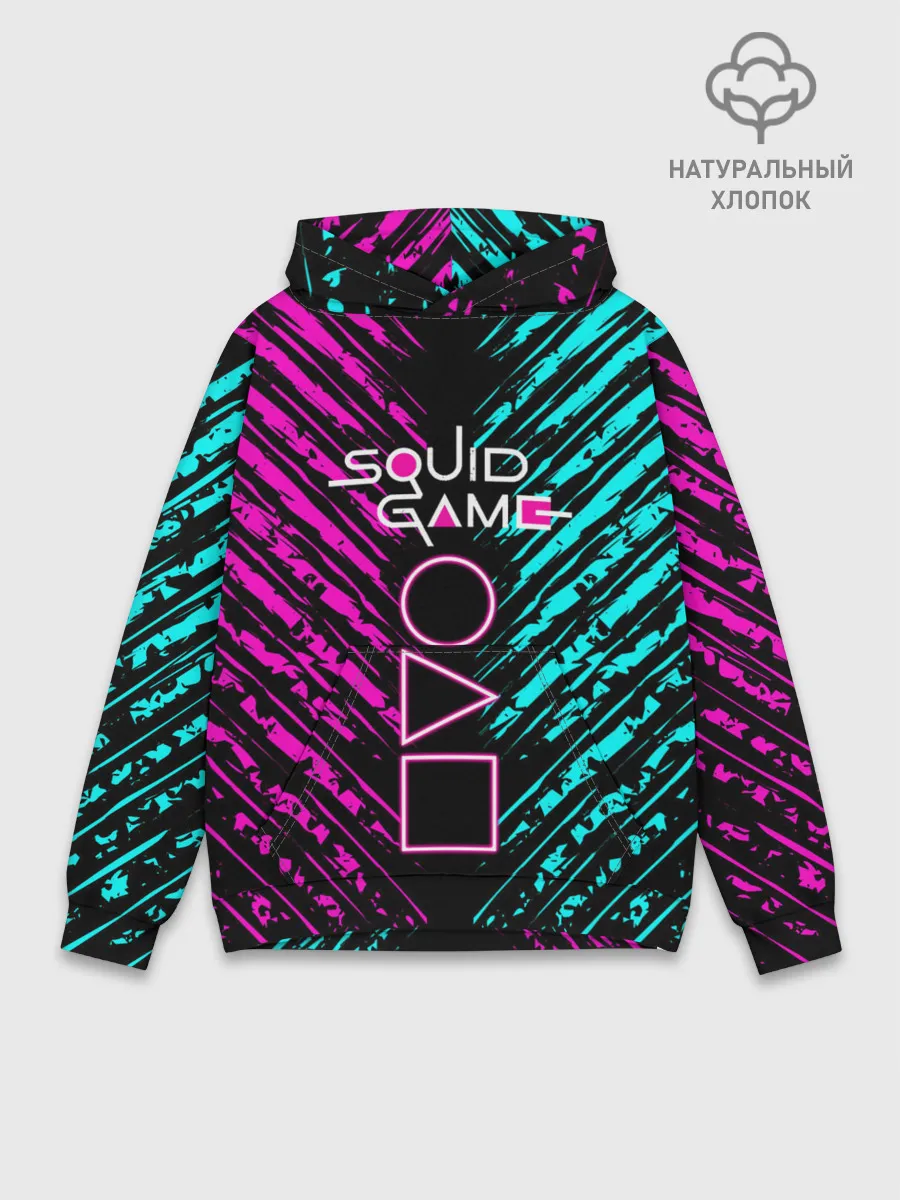 Худи мужской база хлопок / Сериал: Игра в кальмара.