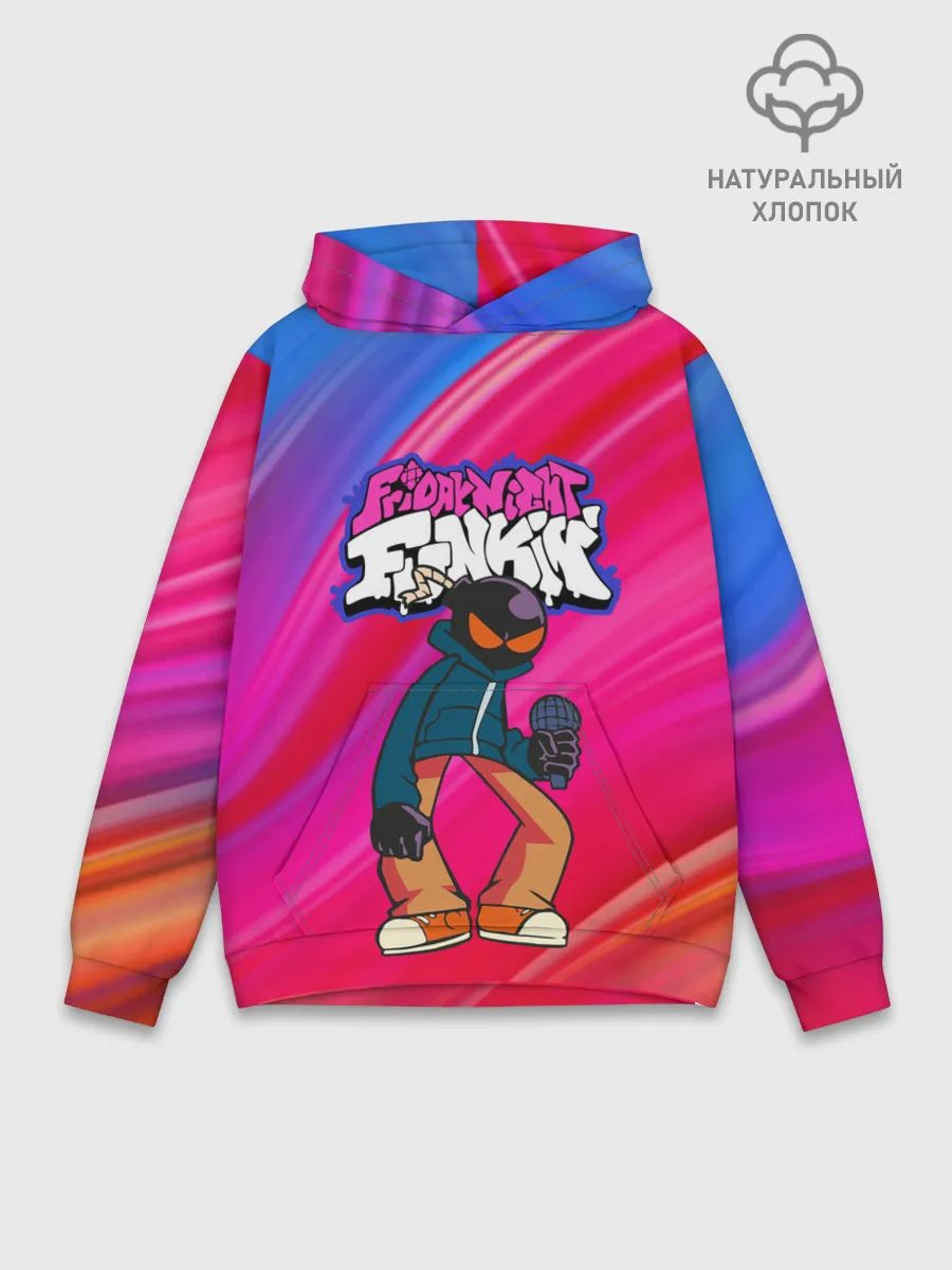 Худи мужской база хлопок / Friday Night Funkin | Fnf | Bomb