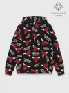 Худи мужской база хлопок / CHICAGO BULLS БЫКИ УЗОР