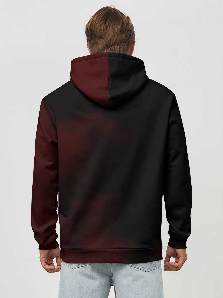 Худи мужской база хлопок / Виктор Цой автограф