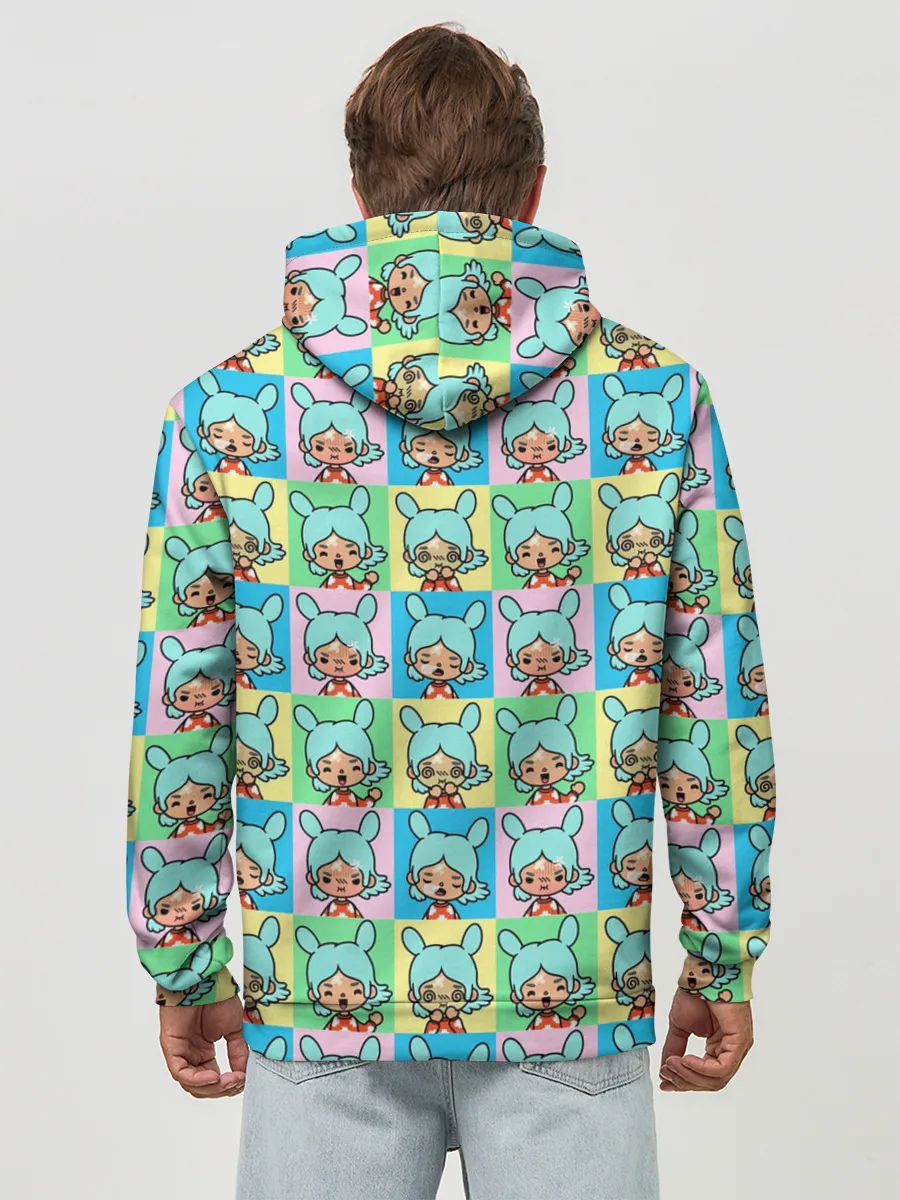 Худи мужской база хлопок / Toca Boca logo | Тока Бока Рита