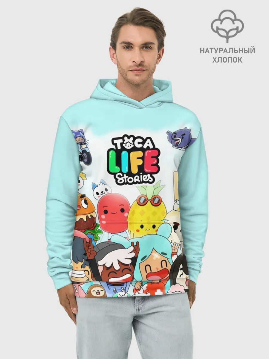 Худи мужской база хлопок / Toca Boca | Тока Бока все персонажи
