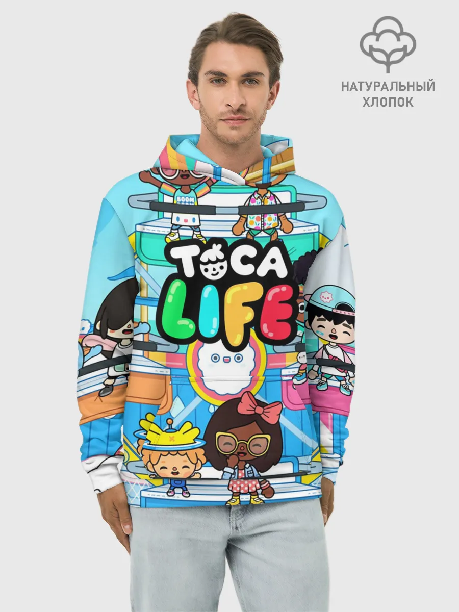 Худи мужской база хлопок / Toca Boca | Тока Бока аттракцион
