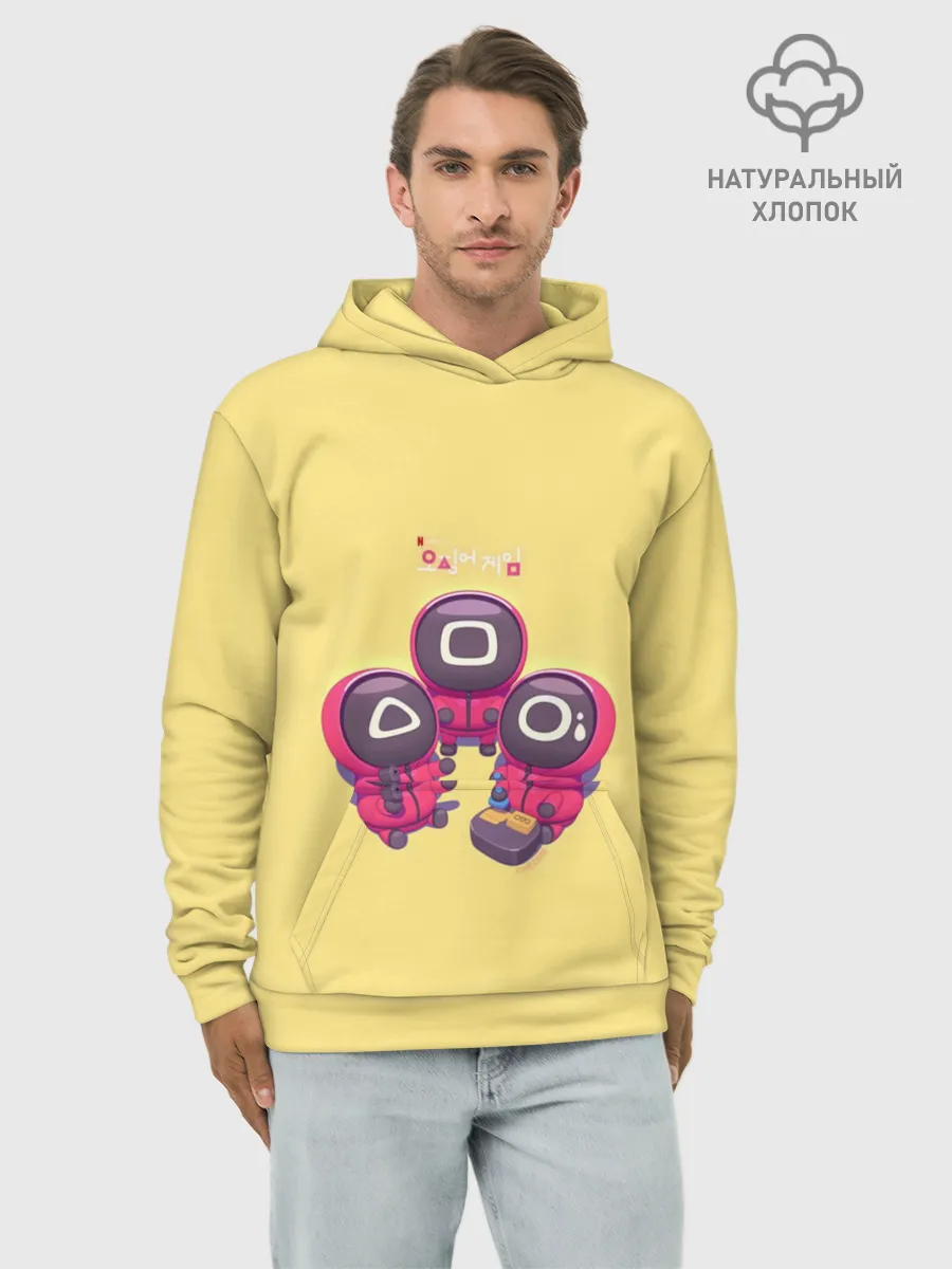 Худи мужской база хлопок / Chibi Red Soldier