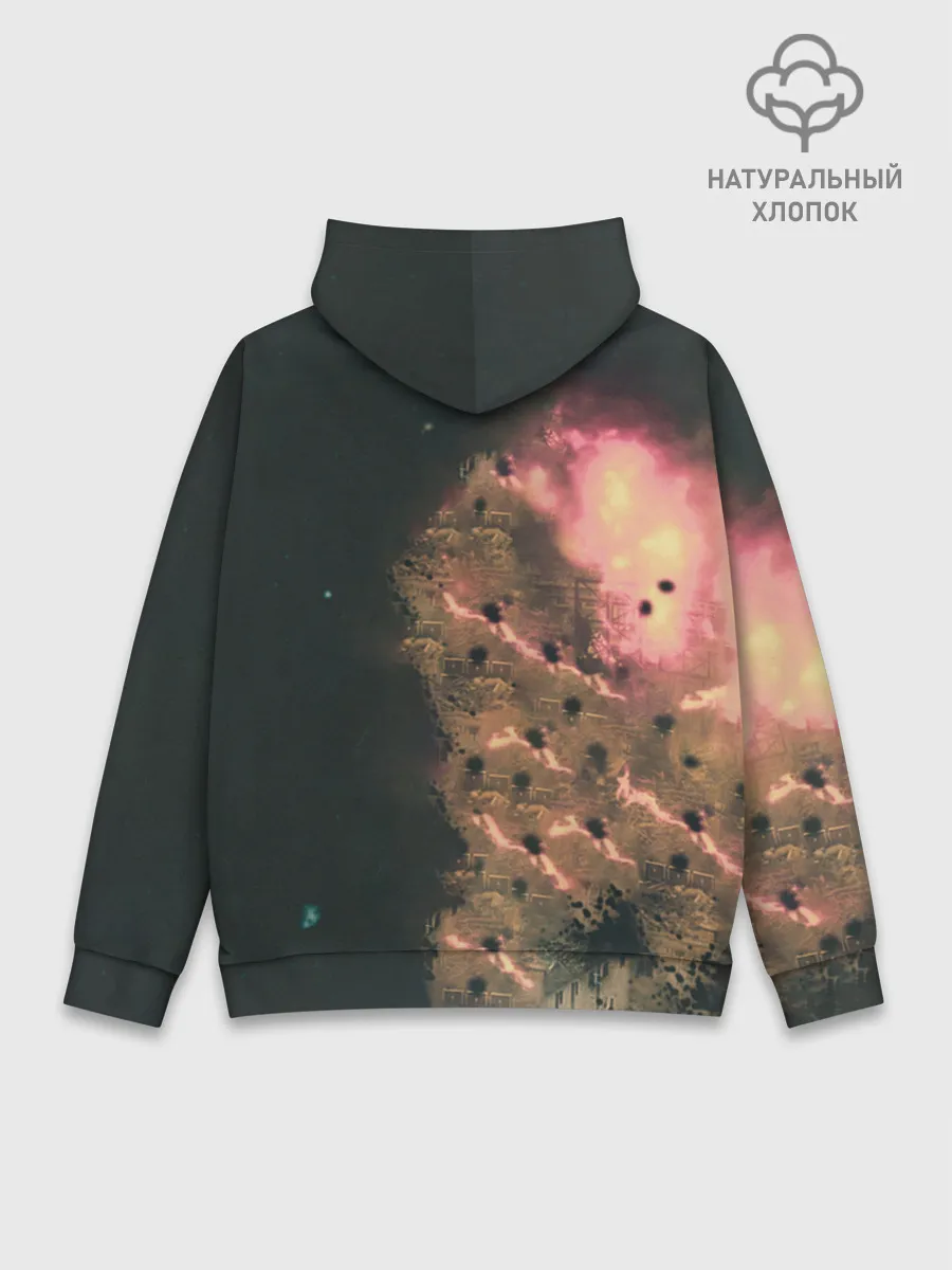 Худи мужской база хлопок / Моя банда Раст