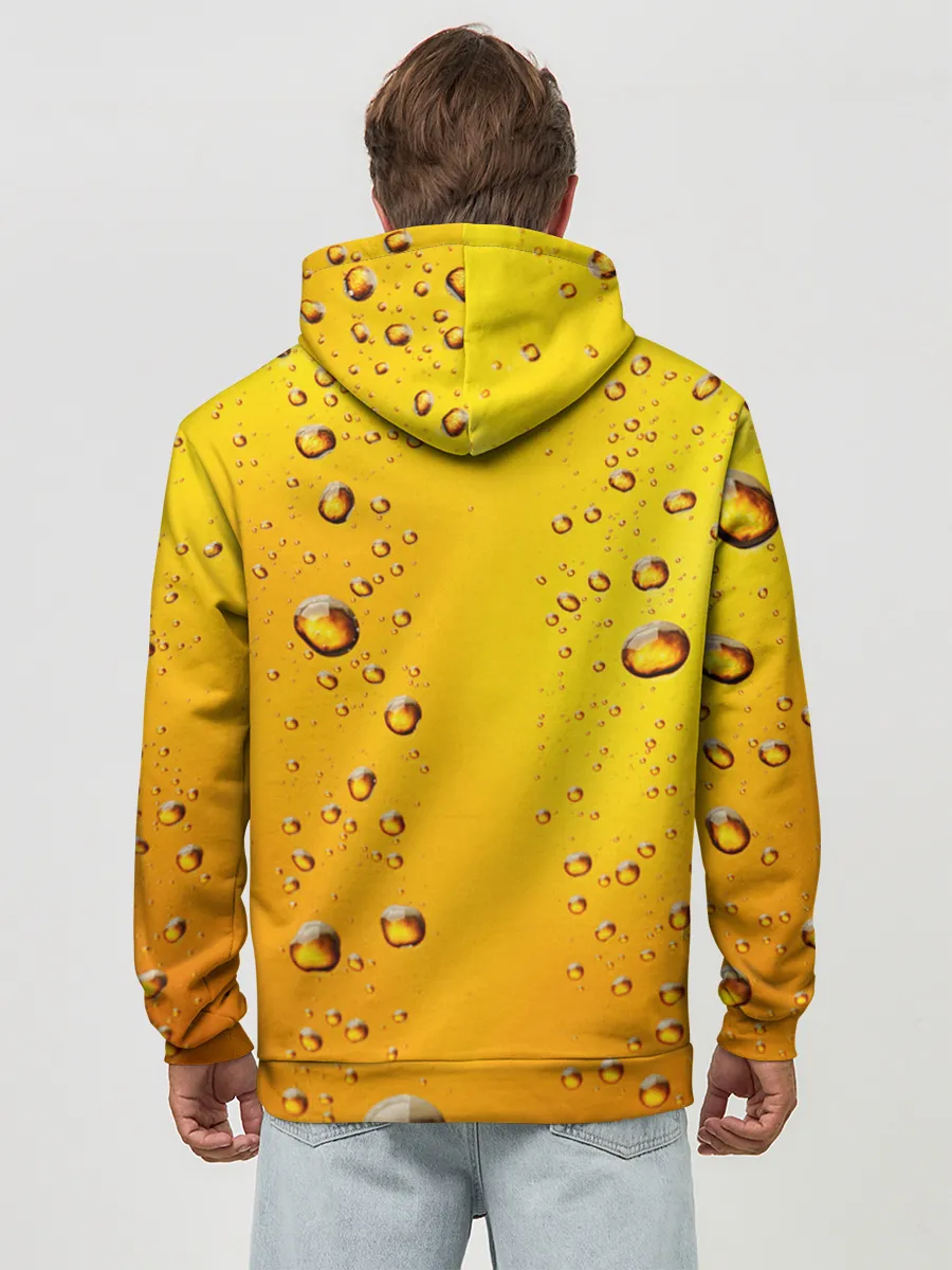 Худи мужской база хлопок / пивозавр 3d hd