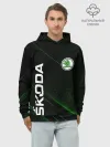 Худи мужской база хлопок / Шкода, авто