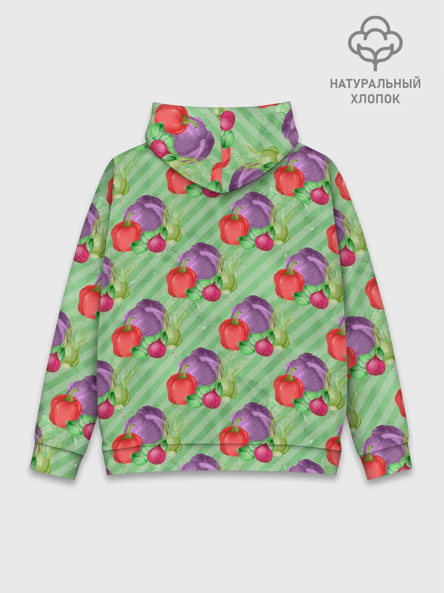 Худи мужской база хлопок / Vegan | Огород