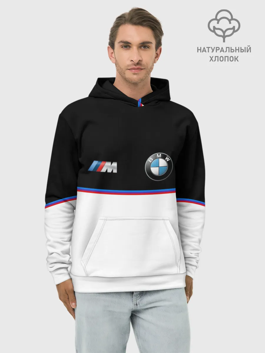Худи мужской база хлопок / BMW | Два цвета