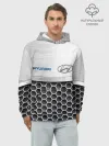 Худи мужской база хлопок / Hyundai | Стальная решетка