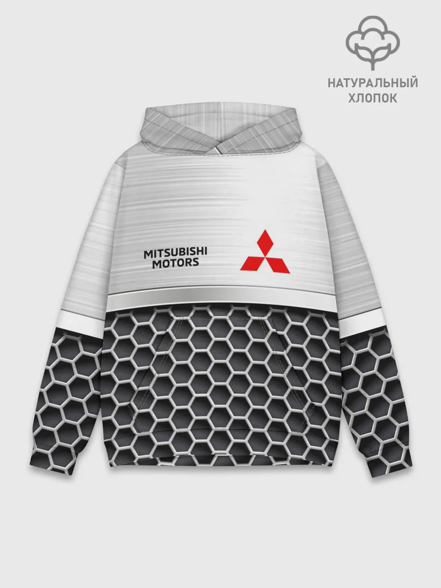 Худи мужской база хлопок / Mitsubishi | Стальная решетка