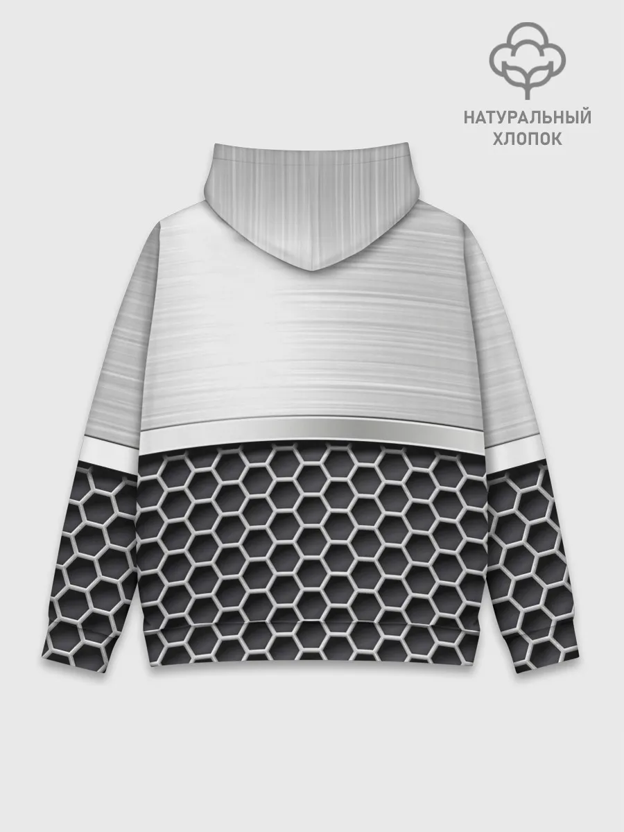 Худи мужской база хлопок / Mitsubishi | Стальная решетка