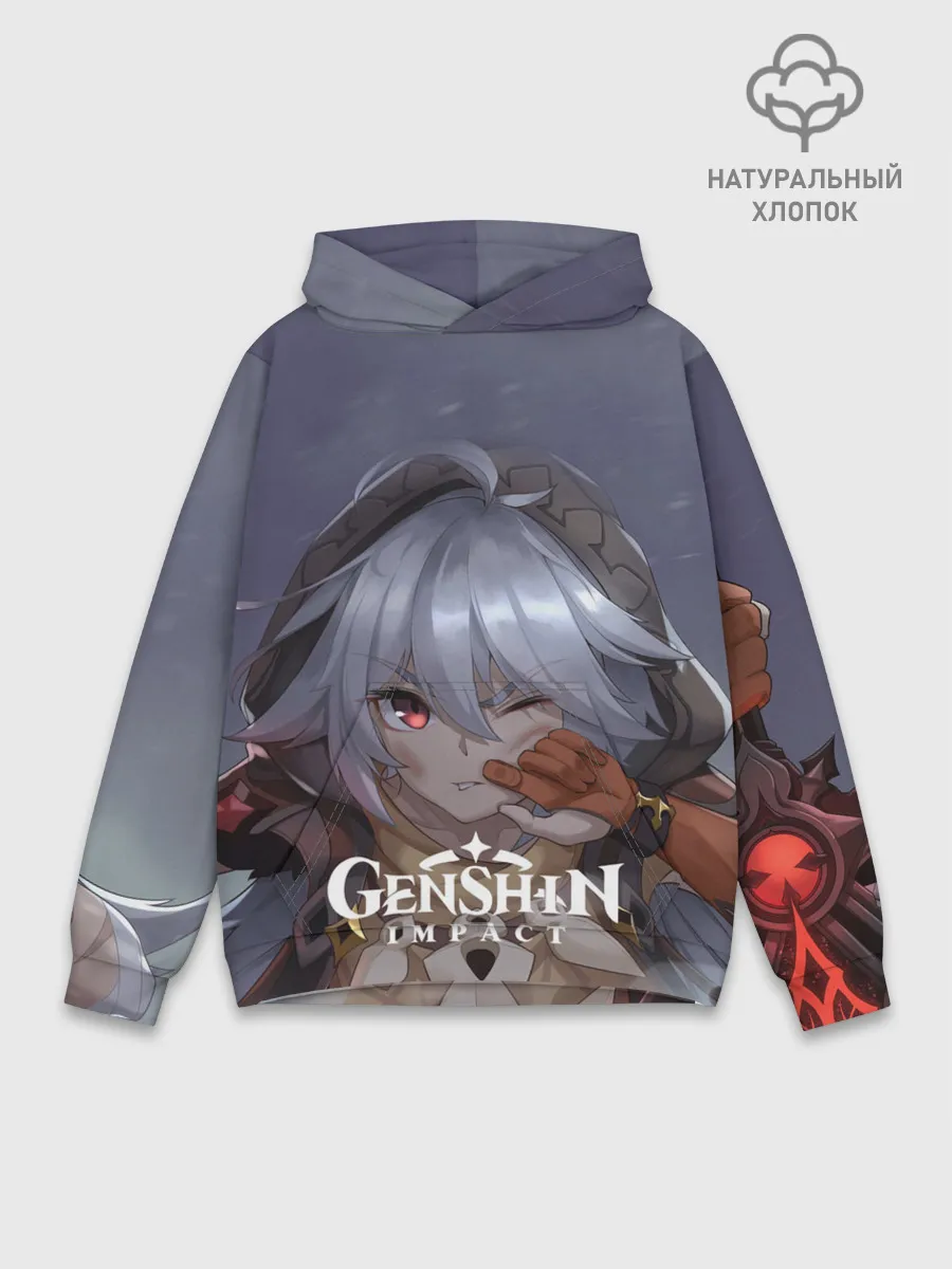Худи мужской база хлопок / Genshin Impact: Razor Genshin.