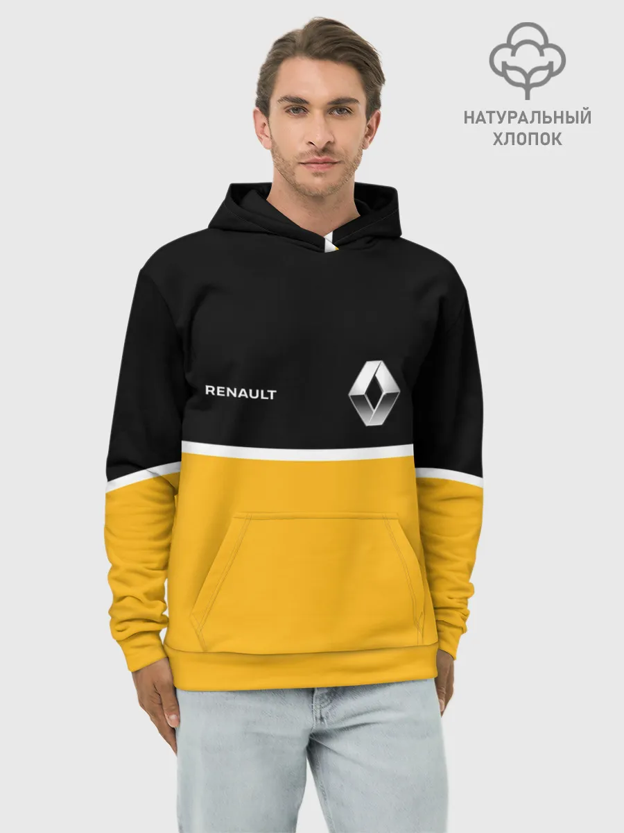 Худи мужской база хлопок / Renault | Два цвета