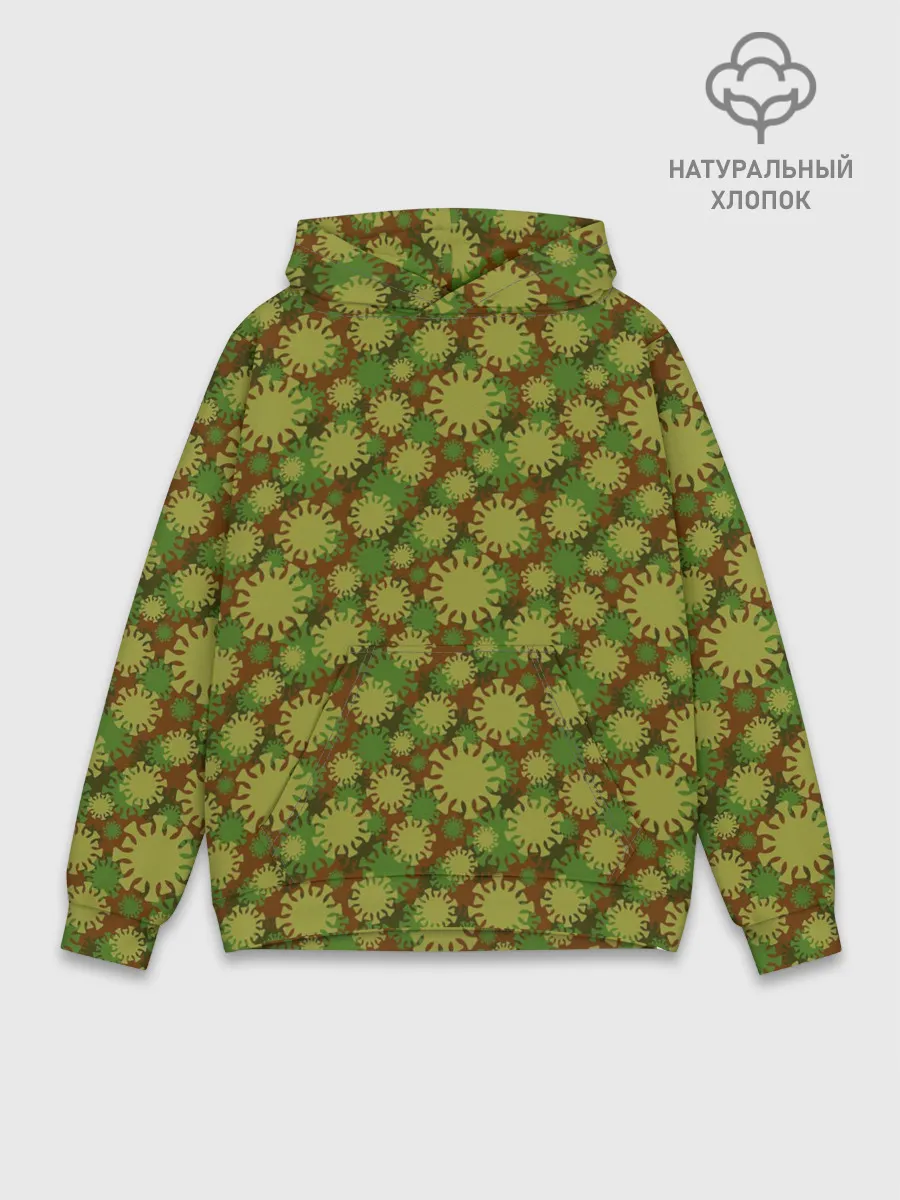 Худи мужской база хлопок / КоронаВирус