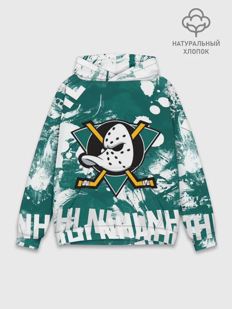 Худи мужской база хлопок / Анахайм Дакс | Anaheim Ducks