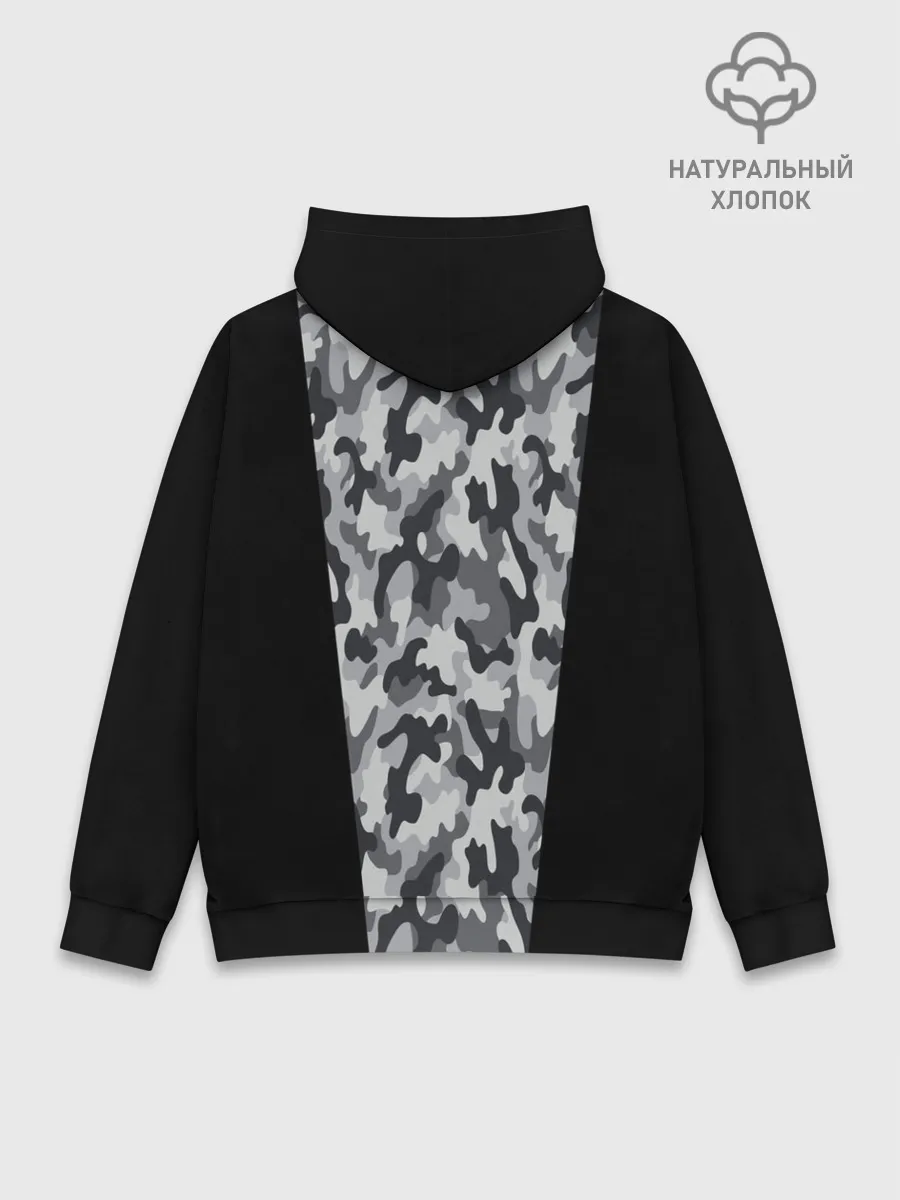 Худи мужской база хлопок / Стиль - Камуфляж