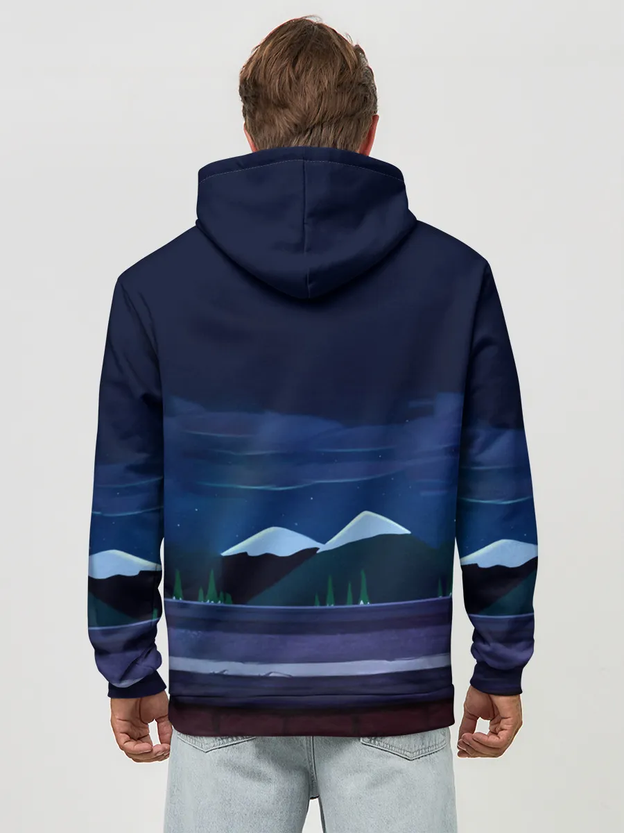 Худи мужской база хлопок / The Coon - Енот | Южный Парк