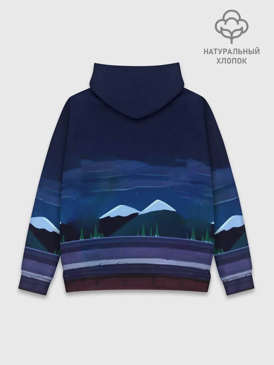 Худи мужской база хлопок / The Coon - Енот | Южный Парк