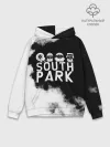 Худи мужской база хлопок / Все пацаны на черном фоне Южный Парк