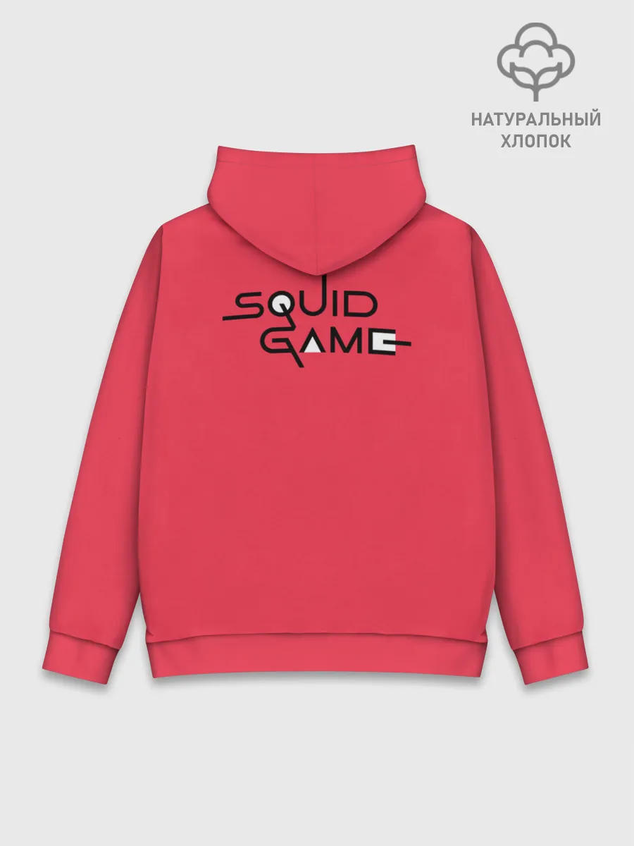 Худи мужской база хлопок / Игра в кальмара: шагающие стражники