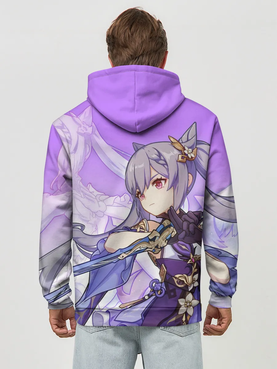 Худи мужской база хлопок / Геншин импакт: Кэ Цин