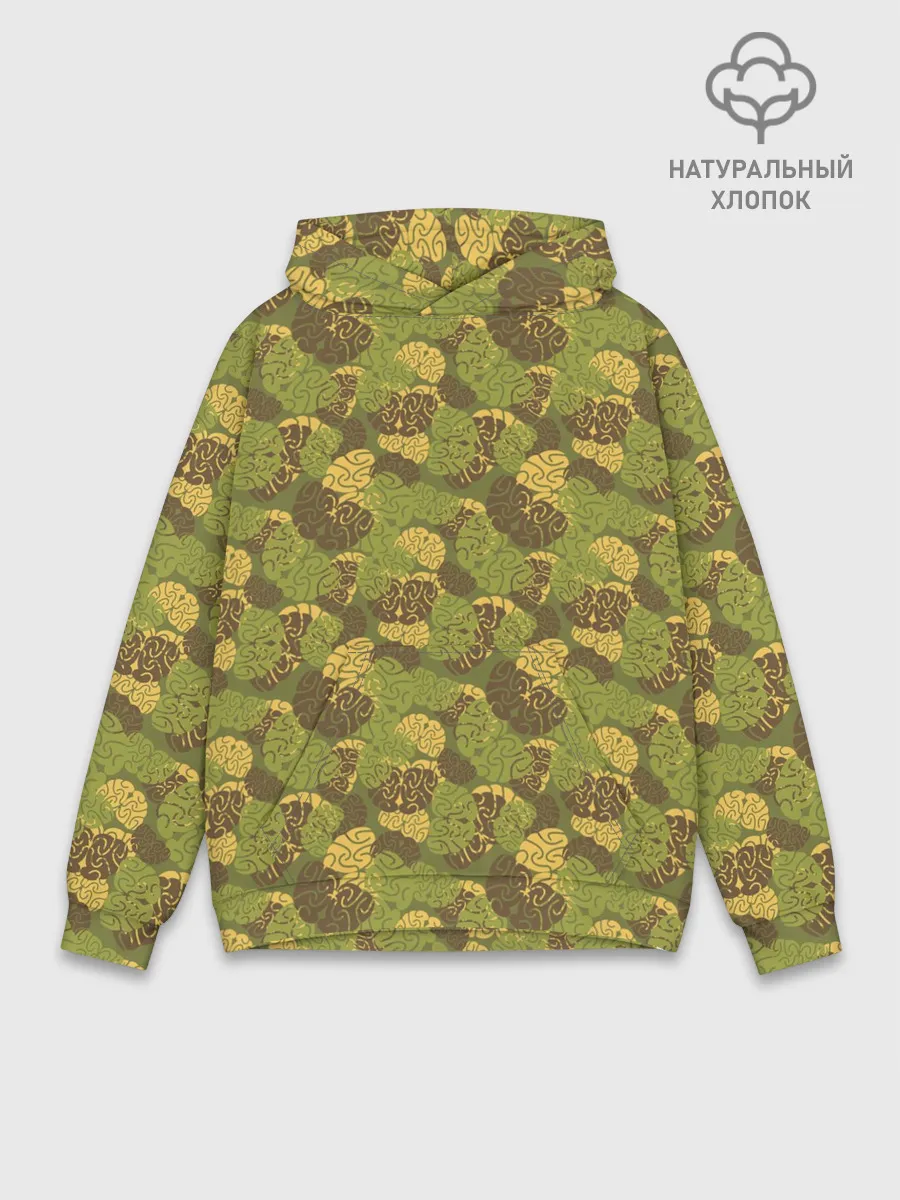 Худи мужской база хлопок / Мозги