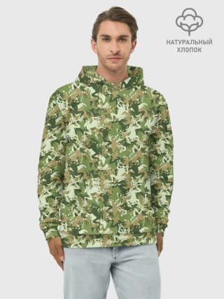 Худи мужской база хлопок / Лягушки