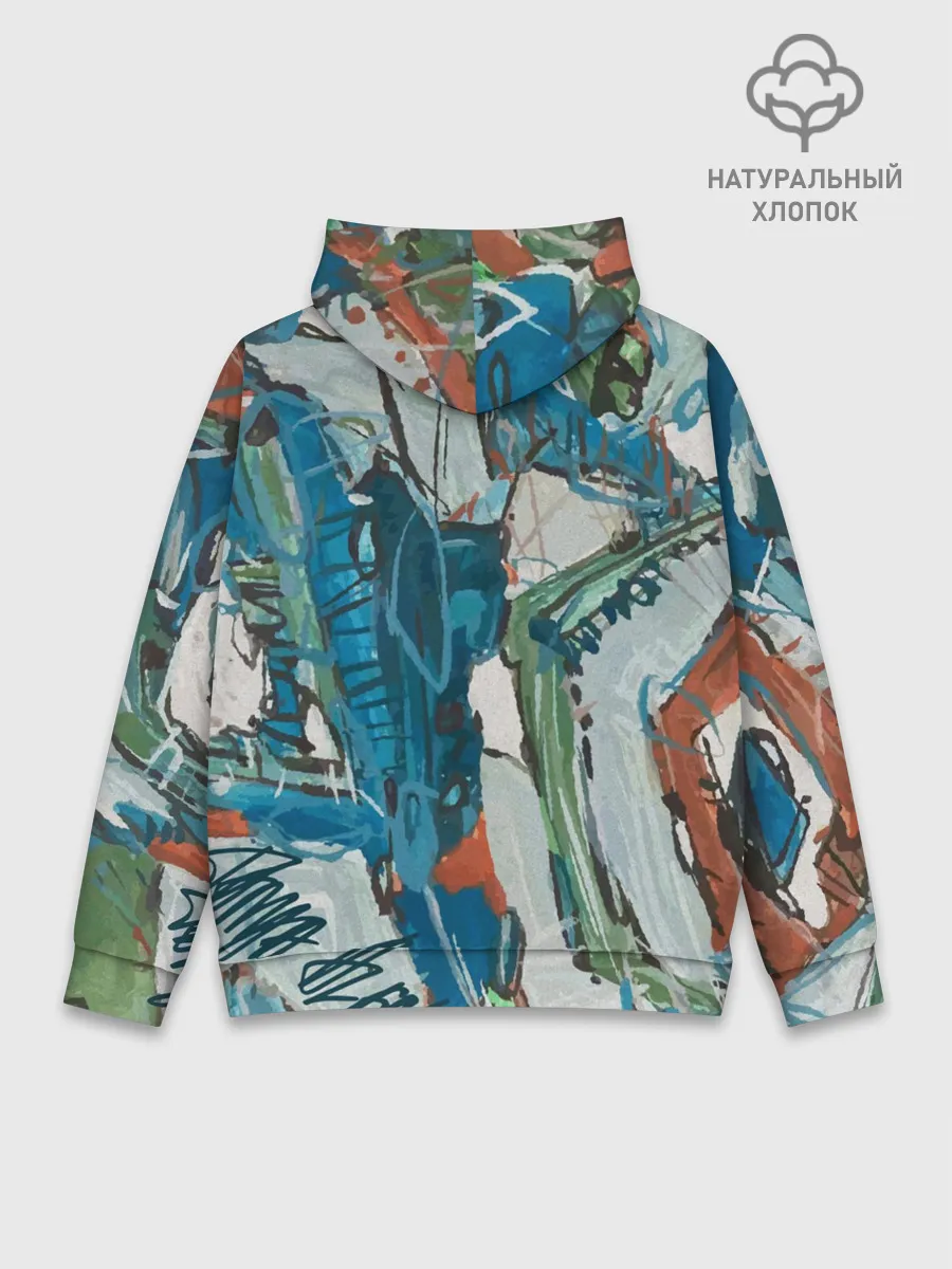 Худи мужской база хлопок / Покорение Эльбруса