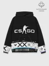 Худи мужской база хлопок / Printstream | Поток информации | CS:GO