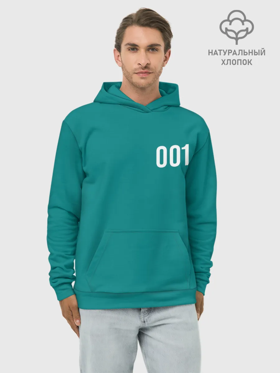 Худи мужской база хлопок / Squid game: О Иль Нам 001