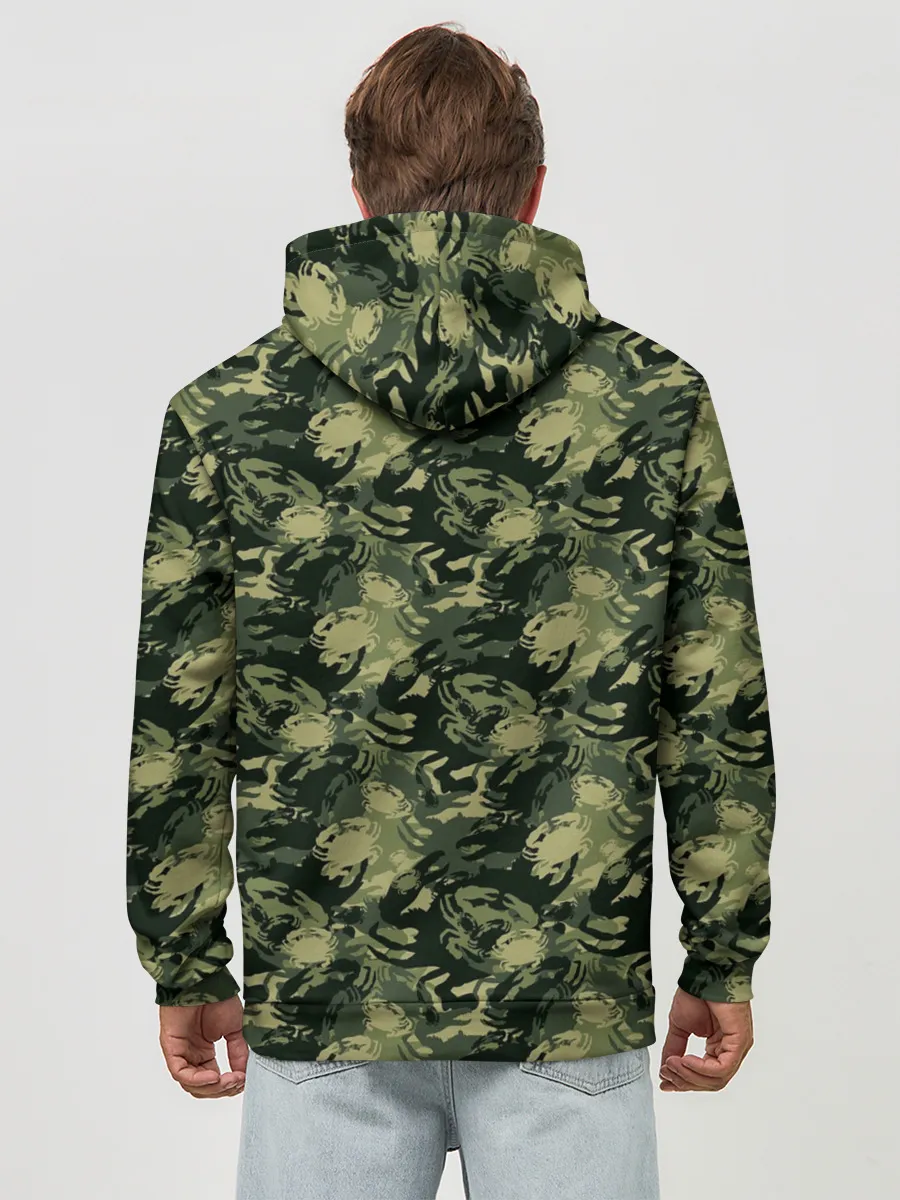 Худи мужской база хлопок / Крабы