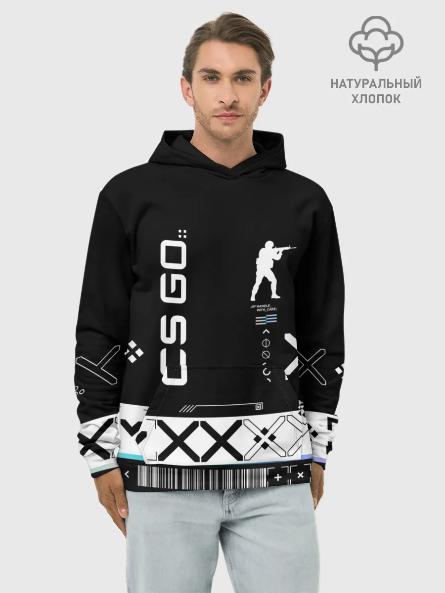 Худи мужской база хлопок / Поток информации | СS:GO