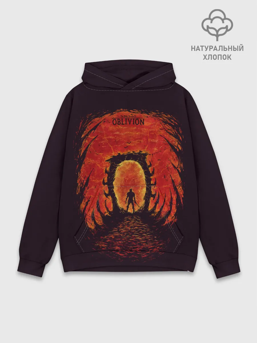 Худи мужской база хлопок / Ворота в Обливион