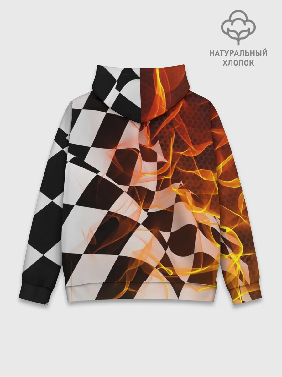 Худи мужской база хлопок / BMW RACING / FIRE RACING