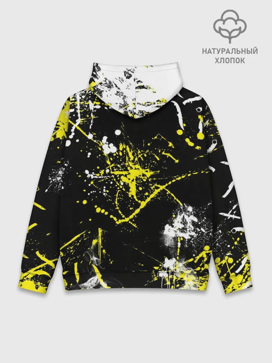 Худи мужской база хлопок / CS:GO Брызги красок