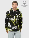 Худи мужской база хлопок / CS:GO Брызги красок