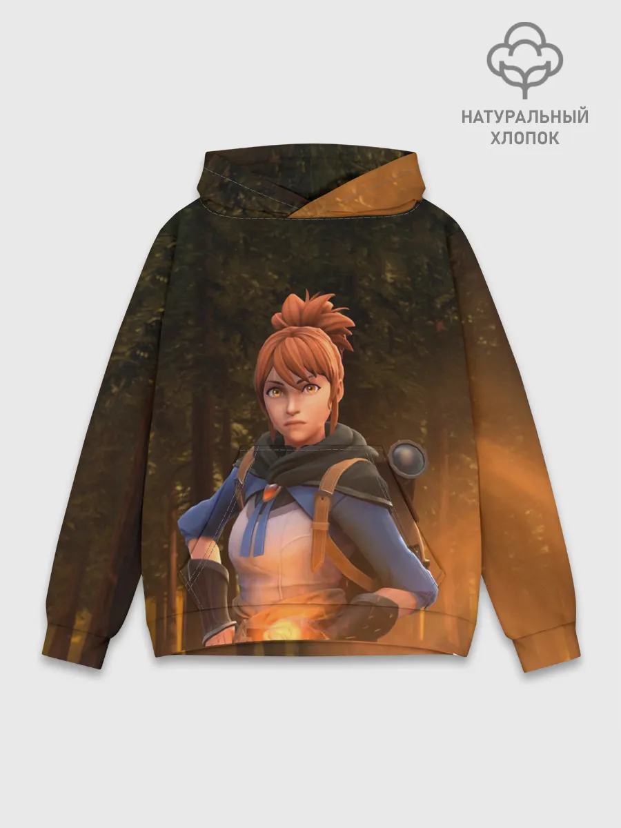 Худи мужской база хлопок / Марси в лесу